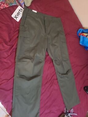 Vertx Men's Tactical Cargo Pants Olive Green Size 40